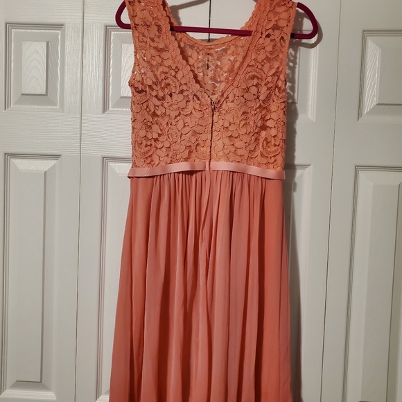 David's Bridal Lace Dress - Parfait, Size 10 - Picture 2 of 6